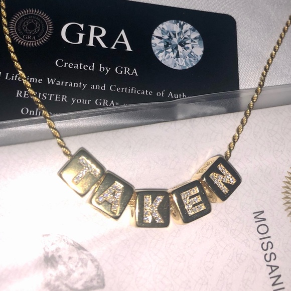Jewelry - VVS gra certified diamond moisannitte pendant for a Taken passes diamond testers